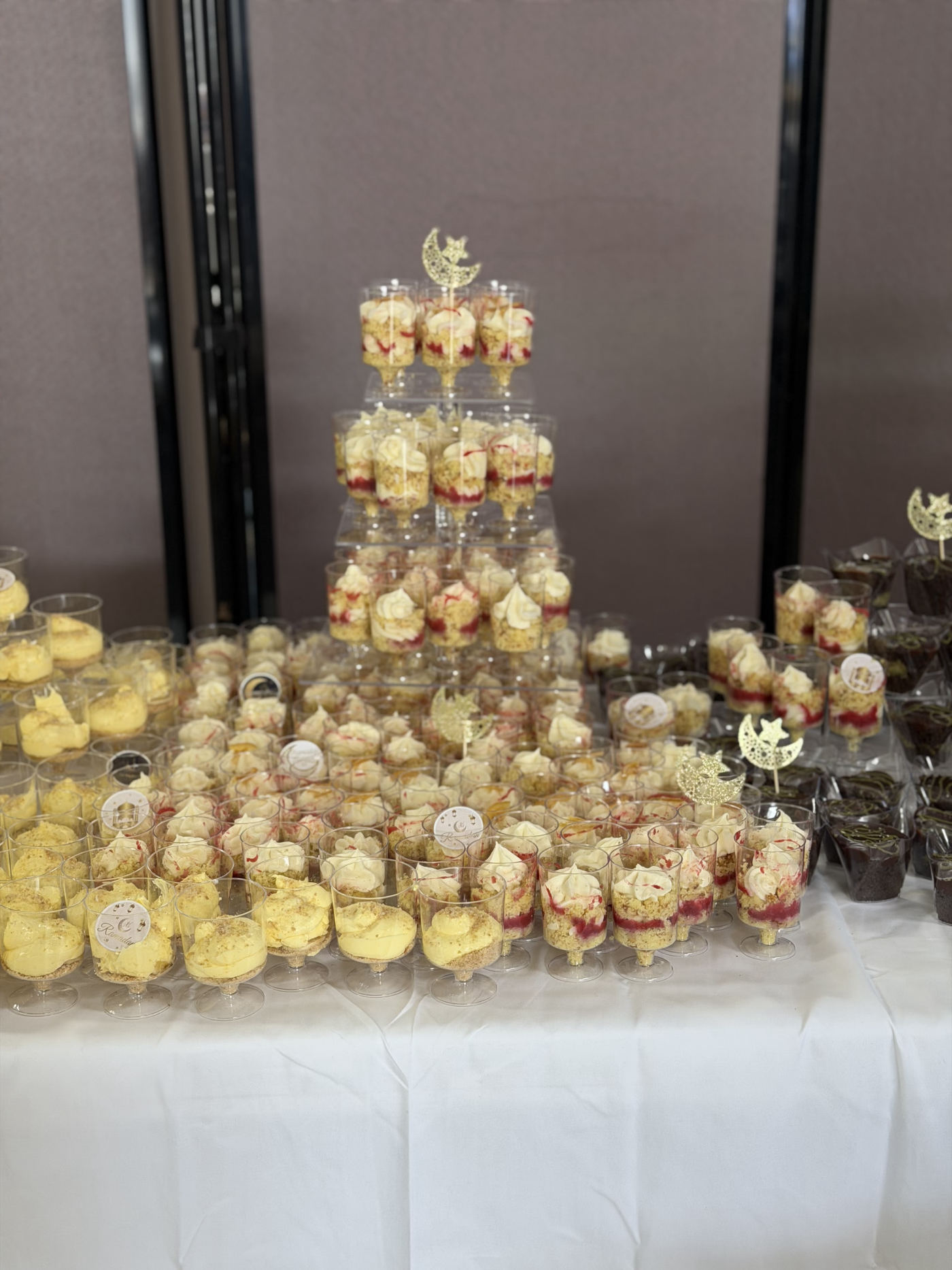 RizziBakes full catering dessert table, right section