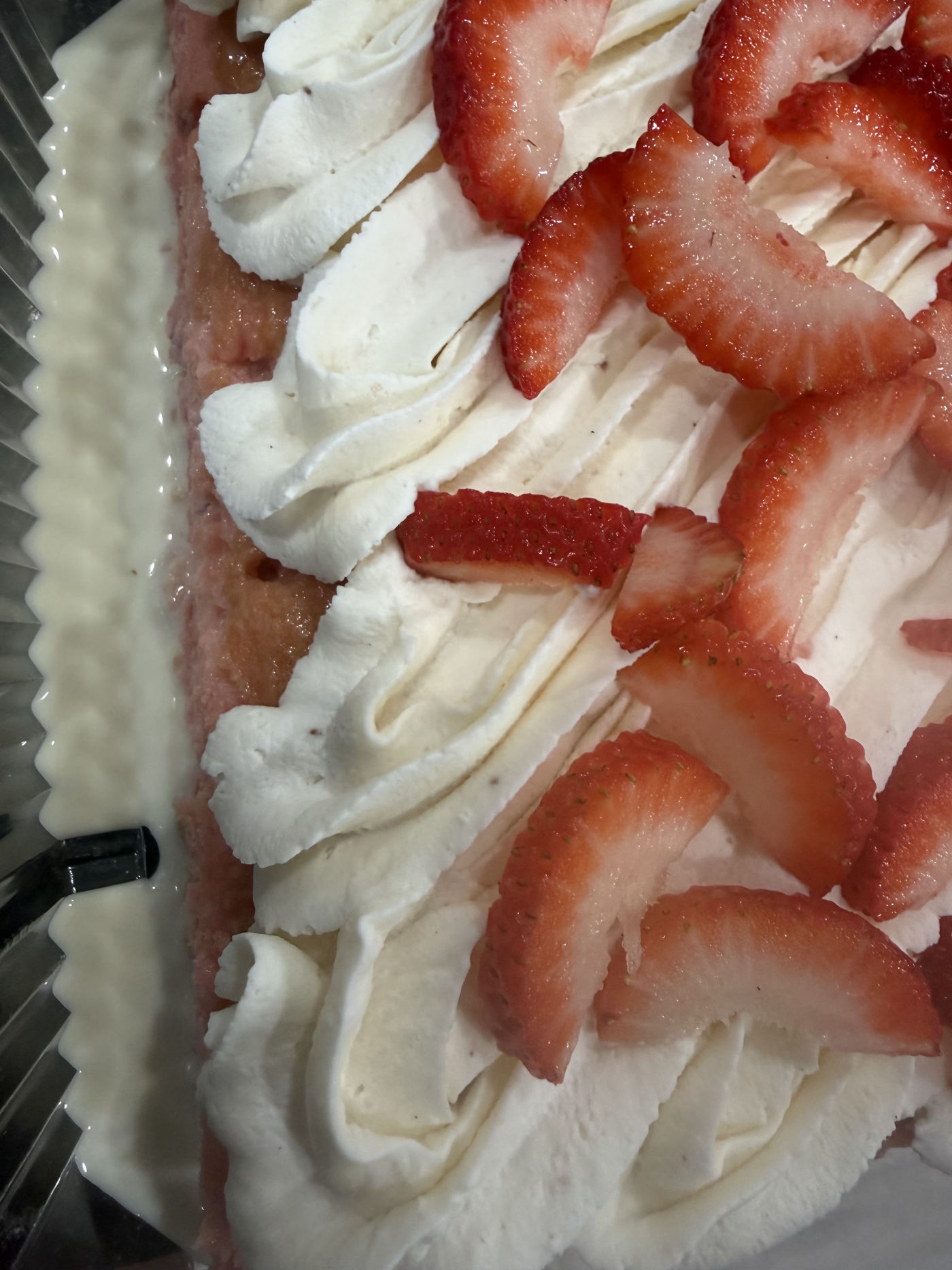 Fresh strawberry shortcake